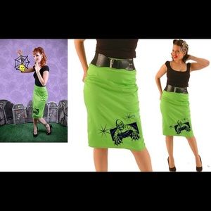 Pinup Creature Pencil Skirt